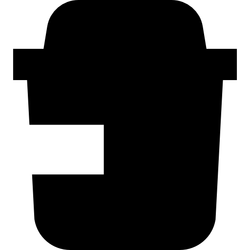 vaso de papel  icono