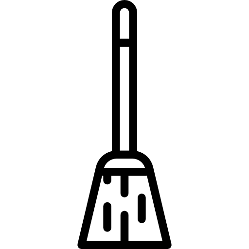 vassoura Detailed Straight Lineal Ícone