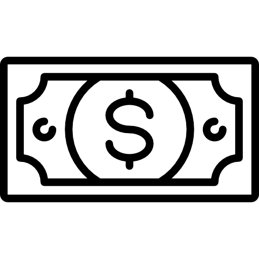 banconota da un dollaro Special Lineal icona