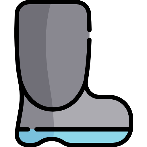 bota Kawaii Lineal color icono