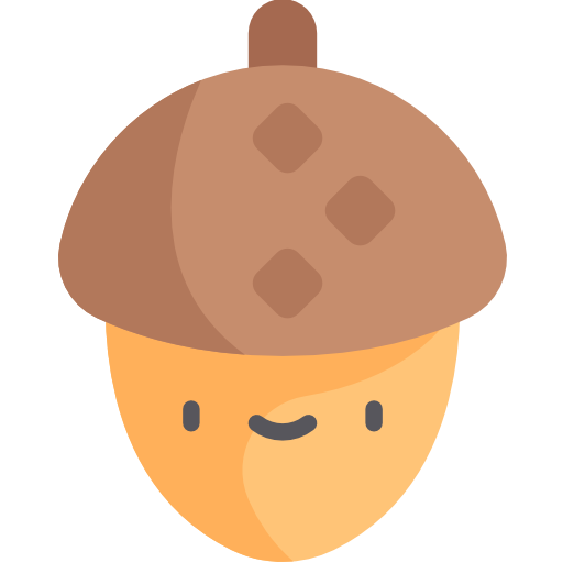 Acorn Kawaii Flat icon