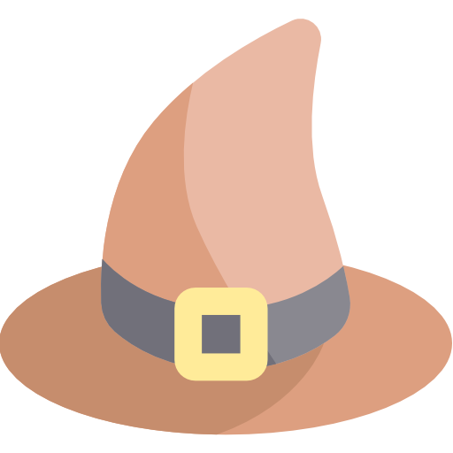hoed Kawaii Flat icoon