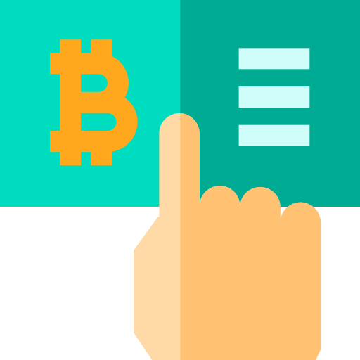 bitcoins Basic Straight Flat icoon