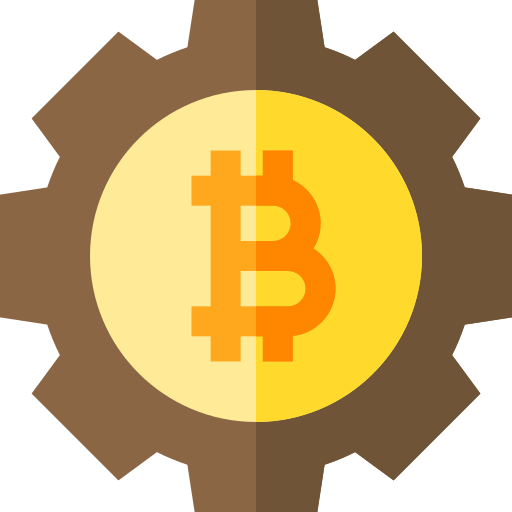 bitcoins Basic Straight Flat icoon