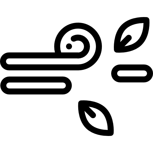 風 Detailed Rounded Lineal icon