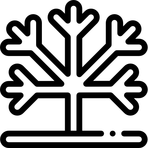 낙엽수 Detailed Rounded Lineal icon