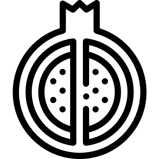 Гранатовый Detailed Rounded Lineal иконка