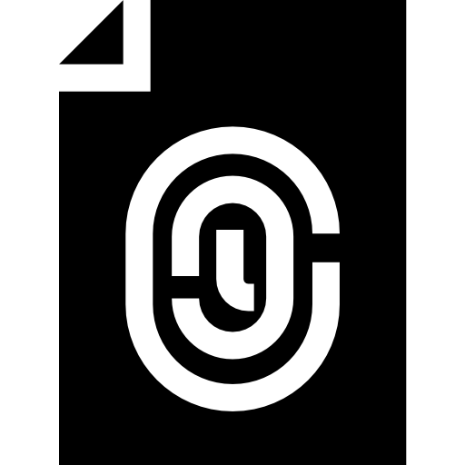 impronta digitale Basic Straight Filled icona