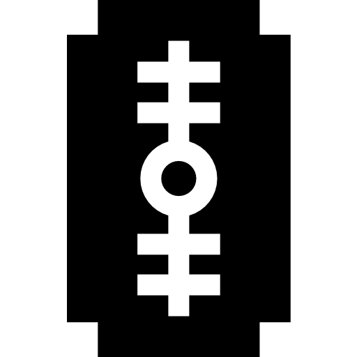 rasoio Basic Straight Filled icona