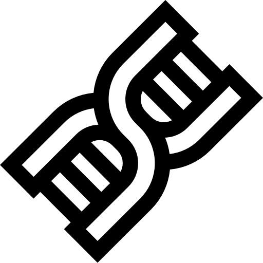 adn Basic Straight Lineal icono