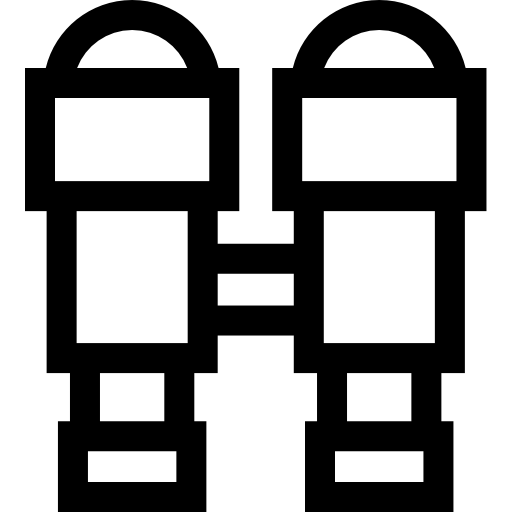 lornetka Basic Straight Lineal ikona