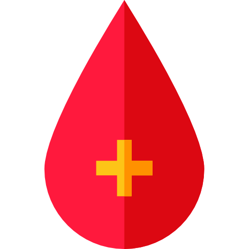 doação de sangue Basic Straight Flat Ícone