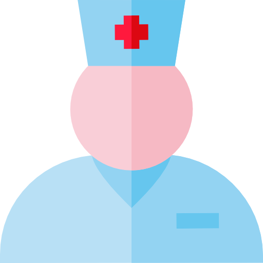 krankenschwester Basic Straight Flat icon