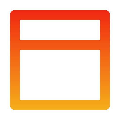 Window Generic gradient outline icon