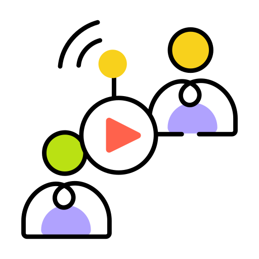 インタビュー Generic color lineal-color icon