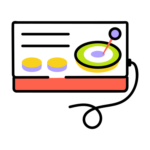 Магнитофон Generic color lineal-color иконка