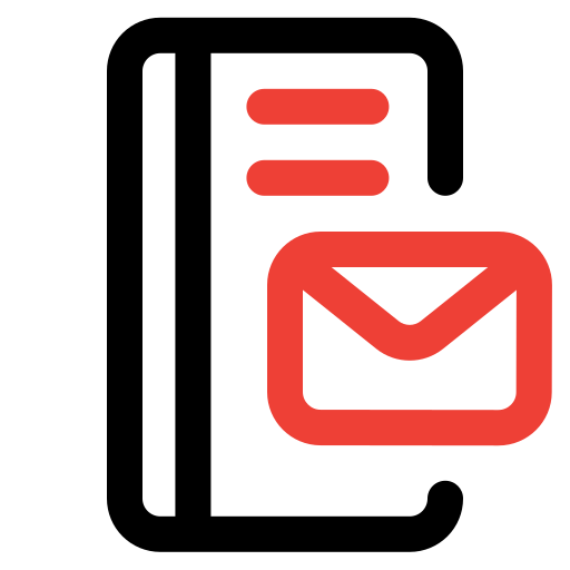 kontaktmail Generic color outline icon