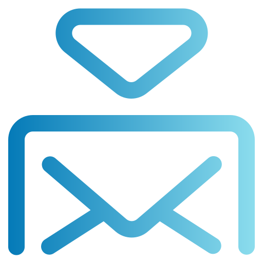 Inbox Generic gradient outline icon