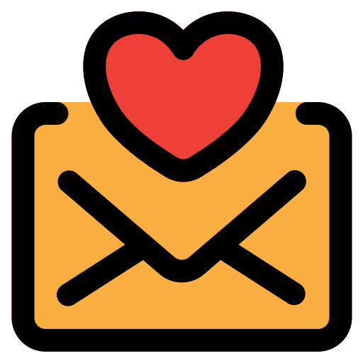 Love mail Generic color lineal-color icon