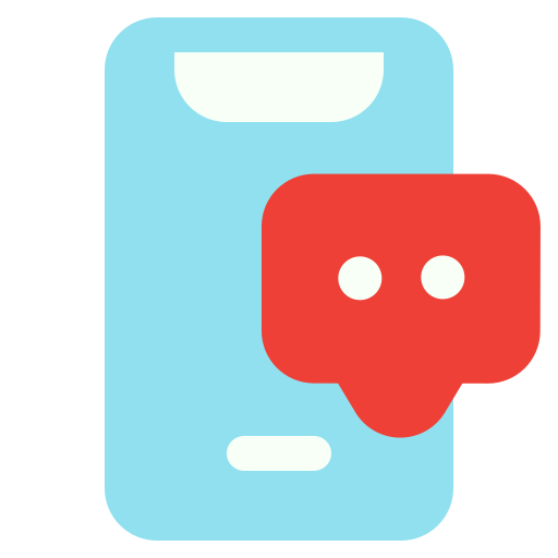 mobiler chat Generic color fill icon