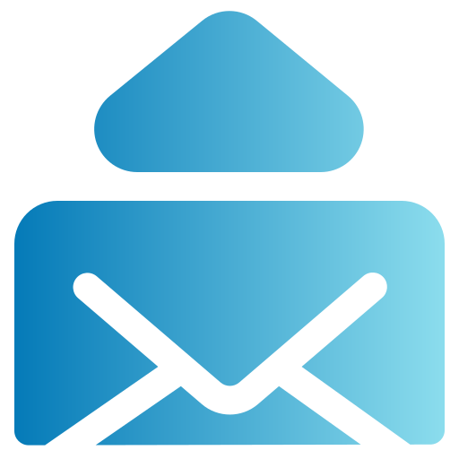 Sending mail Generic gradient fill icon