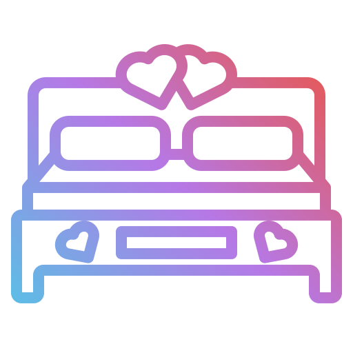 Кровать Generic gradient outline иконка