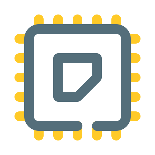 procesor Generic outline ikona