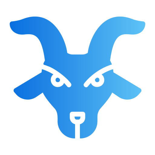 Goat Generic gradient fill icon