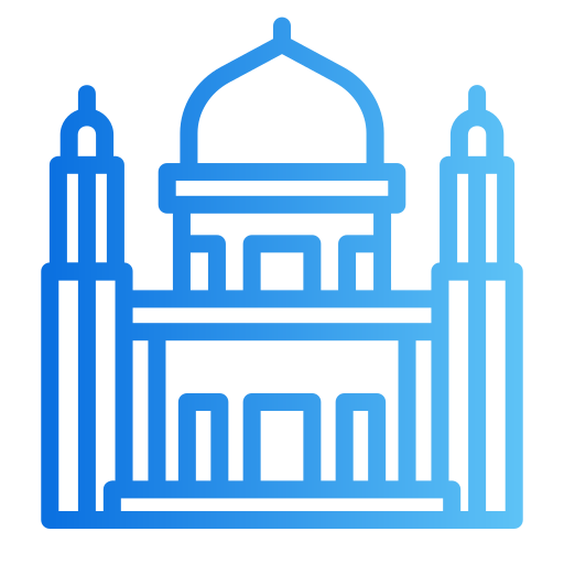 Mosque Generic gradient outline icon