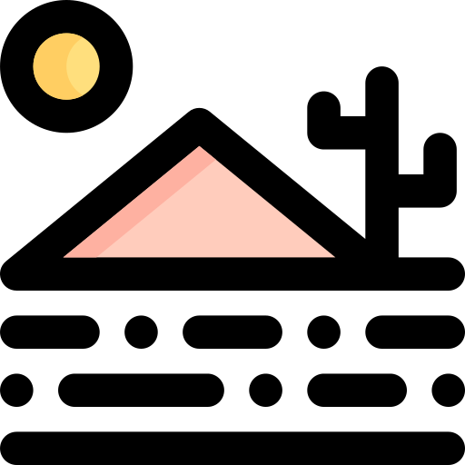 deserto Generic color lineal-color icona
