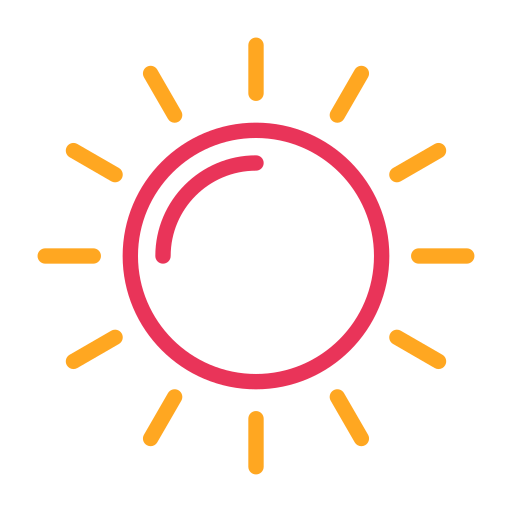 Sun Generic color outline icon