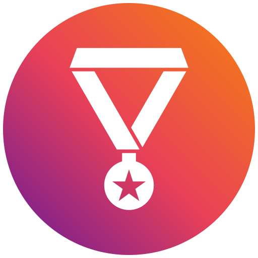 Award Generic gradient fill icon