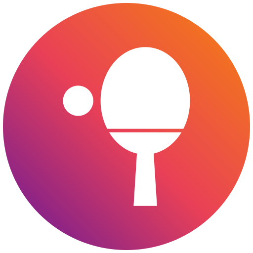 Ping pong Generic gradient fill icon