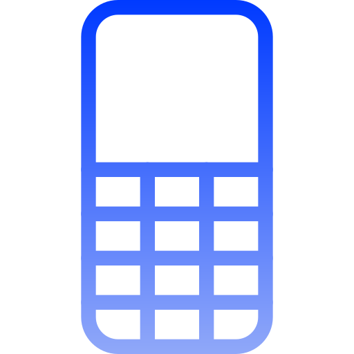 téléphone portable Generic gradient outline Icône