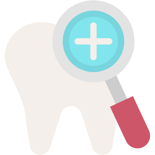 kontrola dentystyczna Generic color fill ikona