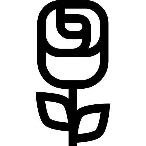 薔薇 Basic Straight Lineal icon