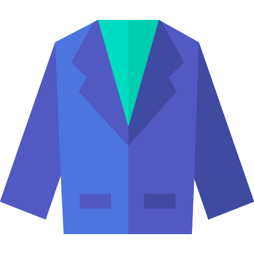 Jacket Basic Straight Flat icon