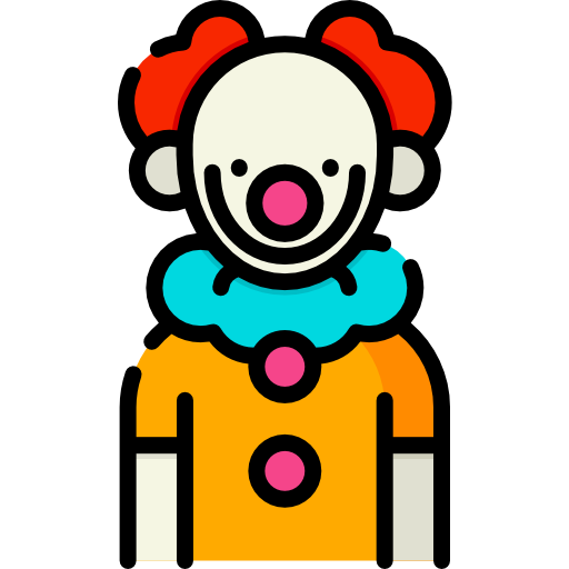 Клоун Special Lineal color иконка