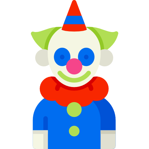 Clown Special Flat icon