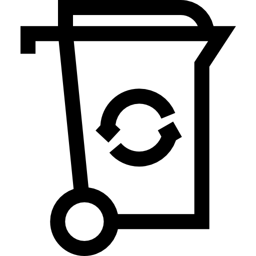 cestino per raccolta differenziata Basic Straight Lineal icona