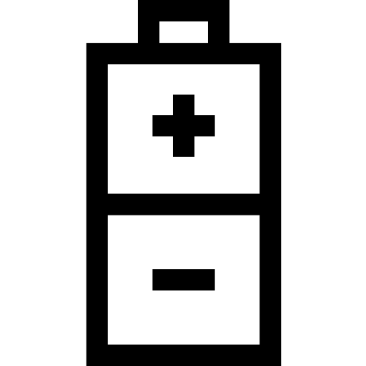 batería Basic Straight Lineal icono