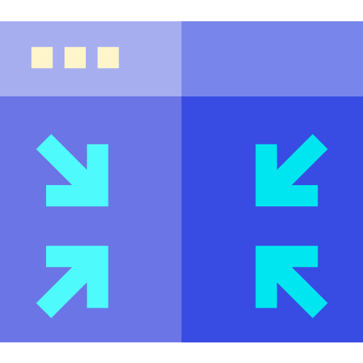 minimizar Basic Straight Flat icono