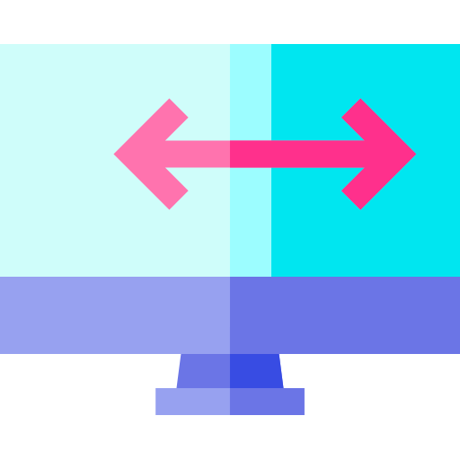 Resize Basic Straight Flat icon