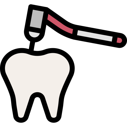 wiertło dentystyczne Generic color lineal-color ikona