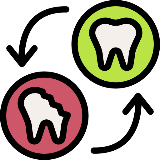 歯の手入れ Generic color lineal-color icon