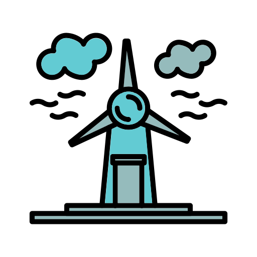 Windmill Generic color lineal-color icon