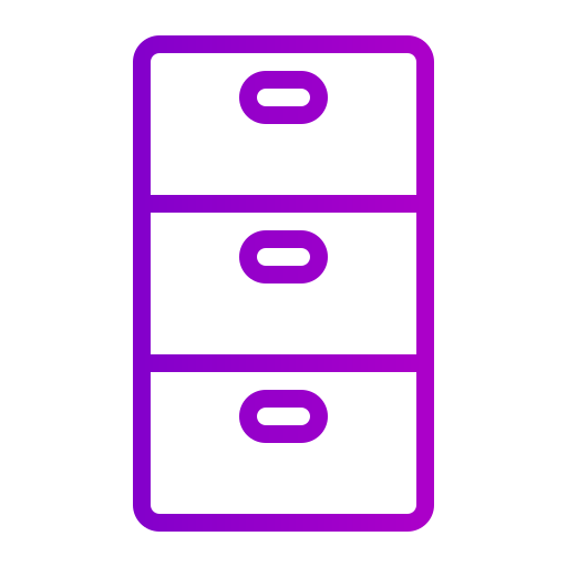 Locker Generic gradient outline icon