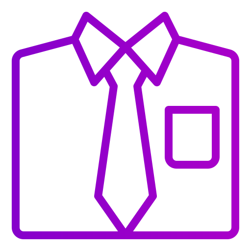 giacca e cravatta Generic gradient outline icona