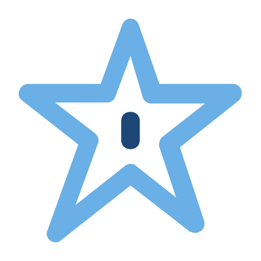 estrella Generic color outline icono