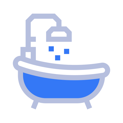 Bathtub Generic color lineal-color icon